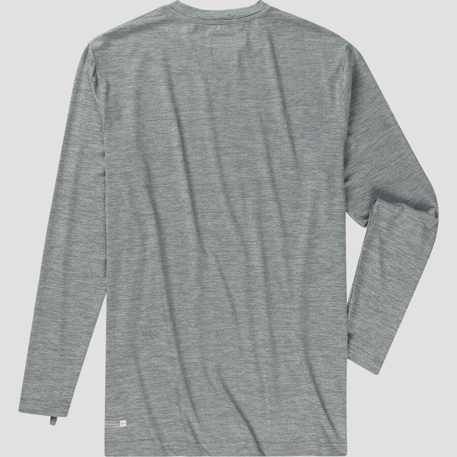 Quiksilver DNA Logo Surf Long-Sleeve T-Shirt - Men's Smoked Grey Heather