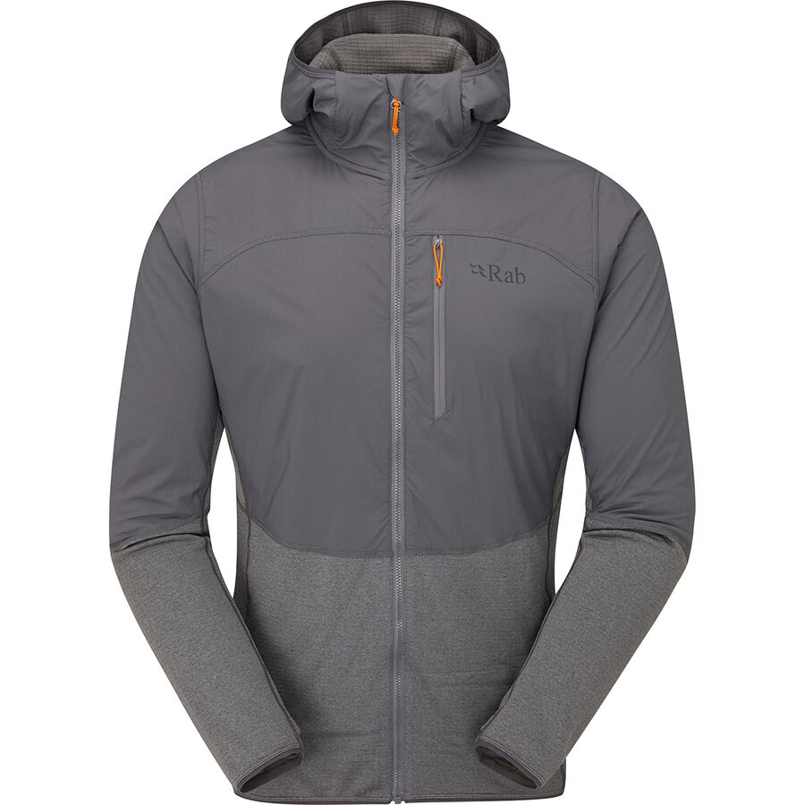 Rab Ascendor Summit Full-Zip Hooded Jacket - Men's Graphene