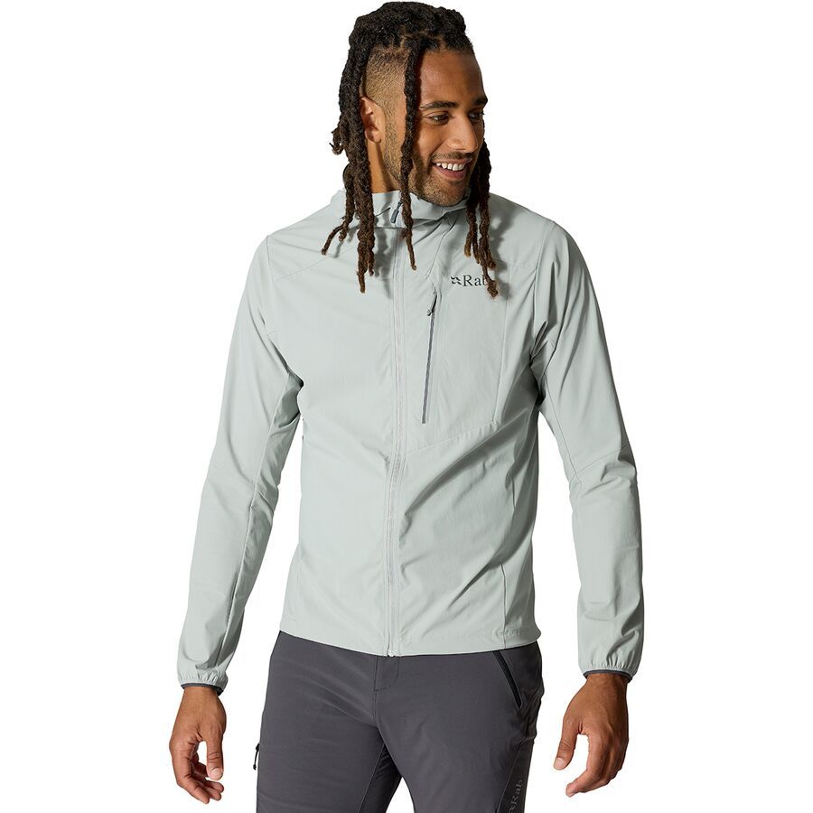 Rab Borealis Alpine Full-Zip Hoodie - Men's Light Zinc