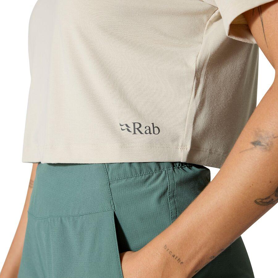 Rab Rivelin Crop T-Shirt - Women's Pebble
