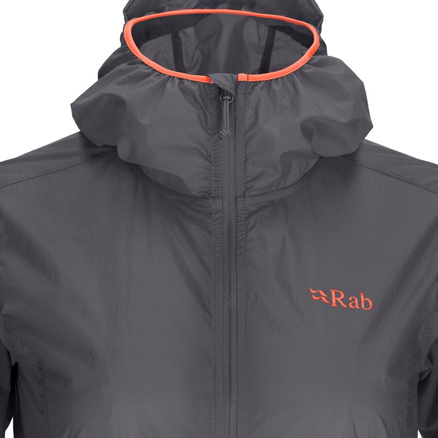 Rab Vital Hooded Windshell - Women's Graphene