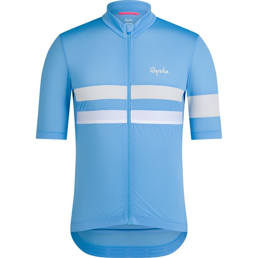 Rapha Brevet Lightweight Short-Sleeve Jersey - Men's All Aboard/White Alyssum
