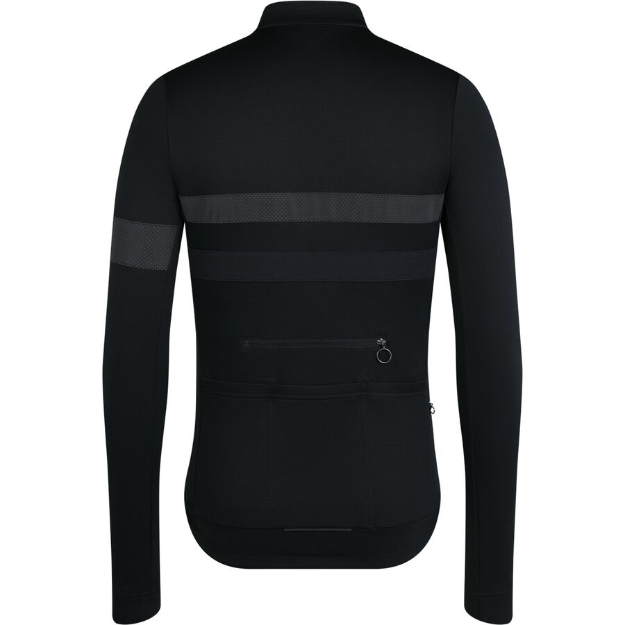 Rapha Brevet Long-Sleeve Jersey - Men's Black/Black