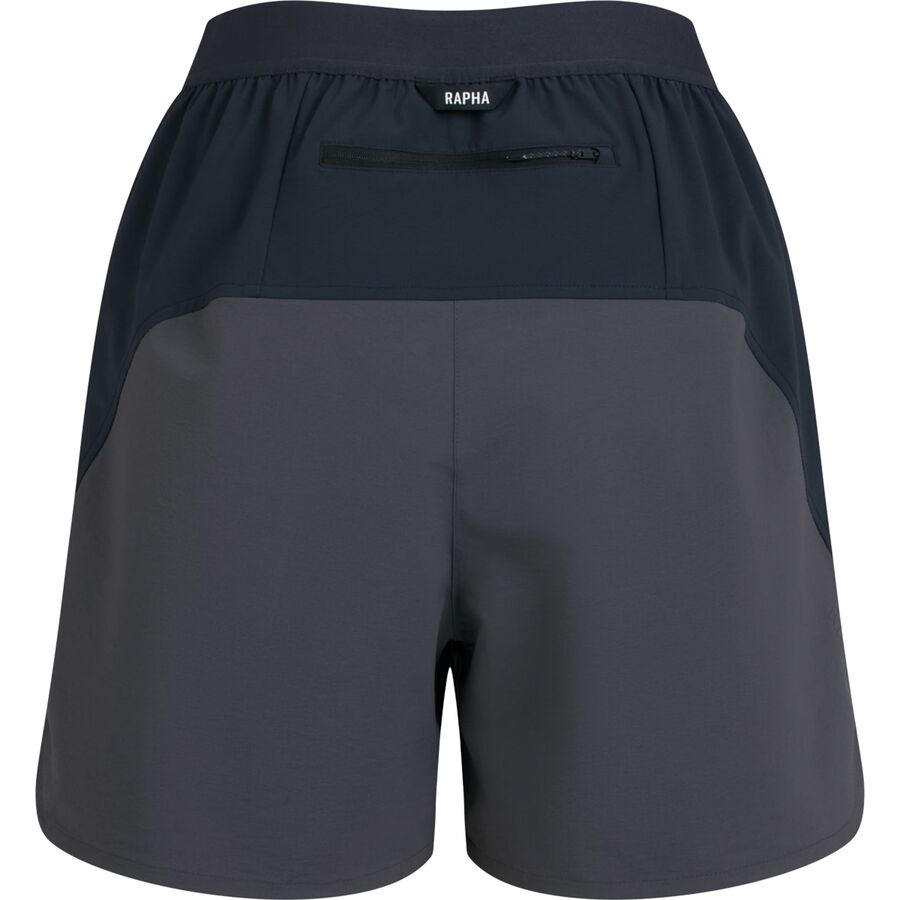 Rapha Explore Short - Women's Black Charcoal/Grey