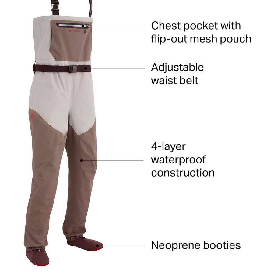Redington Sonic-Pro Wader - Men's Feather Grey/Falcon