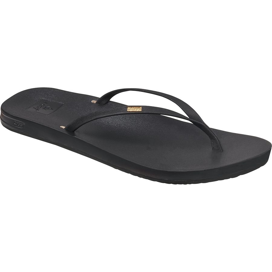 Reef Cushion Slim Flip Flop - Women's Black