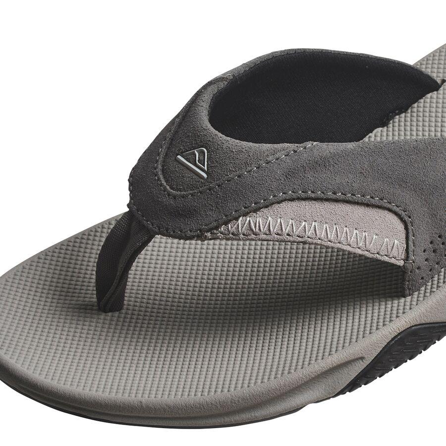 Reef Fanning Flip Flop - Men's Grey Suede