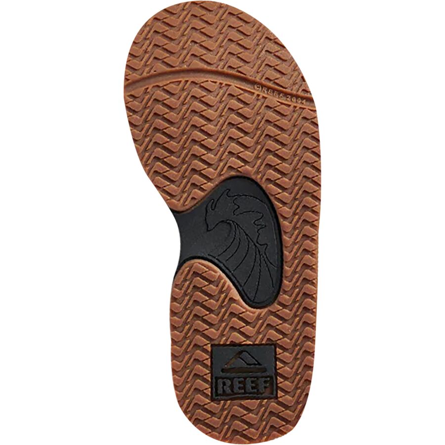 Reef Fanning Sandal - Toddler Boys' Black/Silver