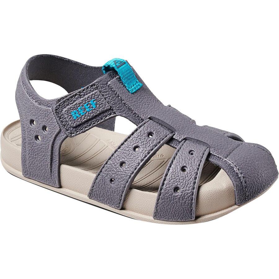 Reef Water Beachy Sandal - Boys' Oak/Grey/Aqua