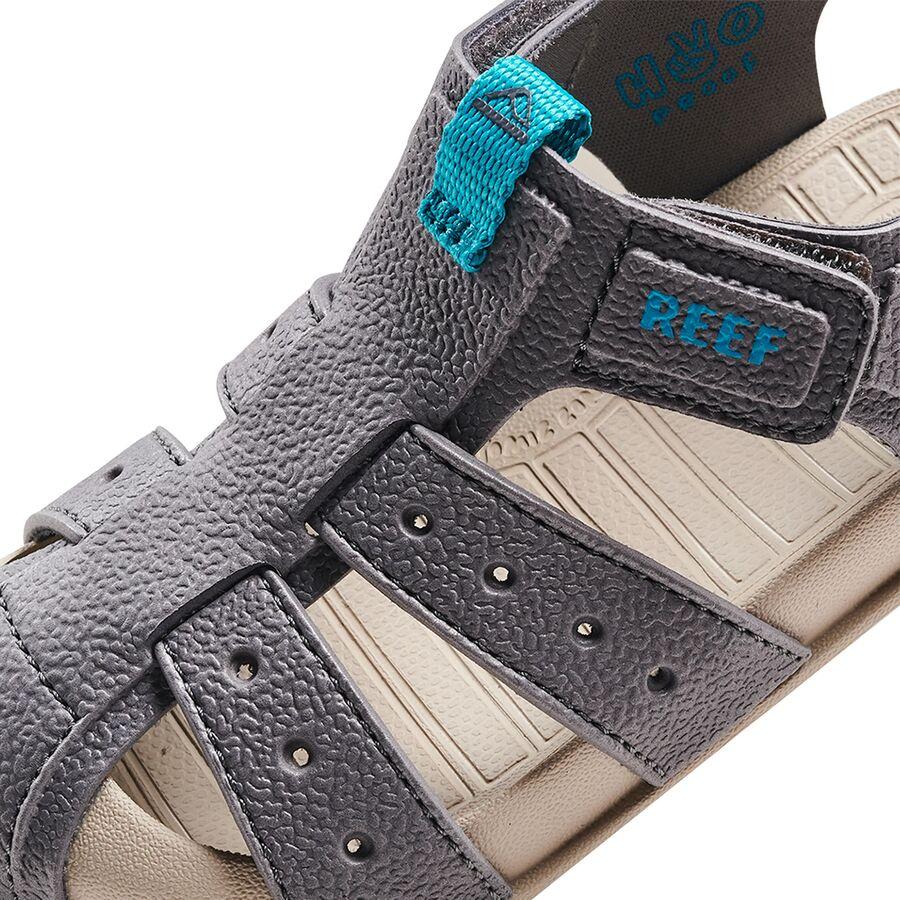 Reef Water Beachy Sandal - Boys' Oak/Grey/Aqua