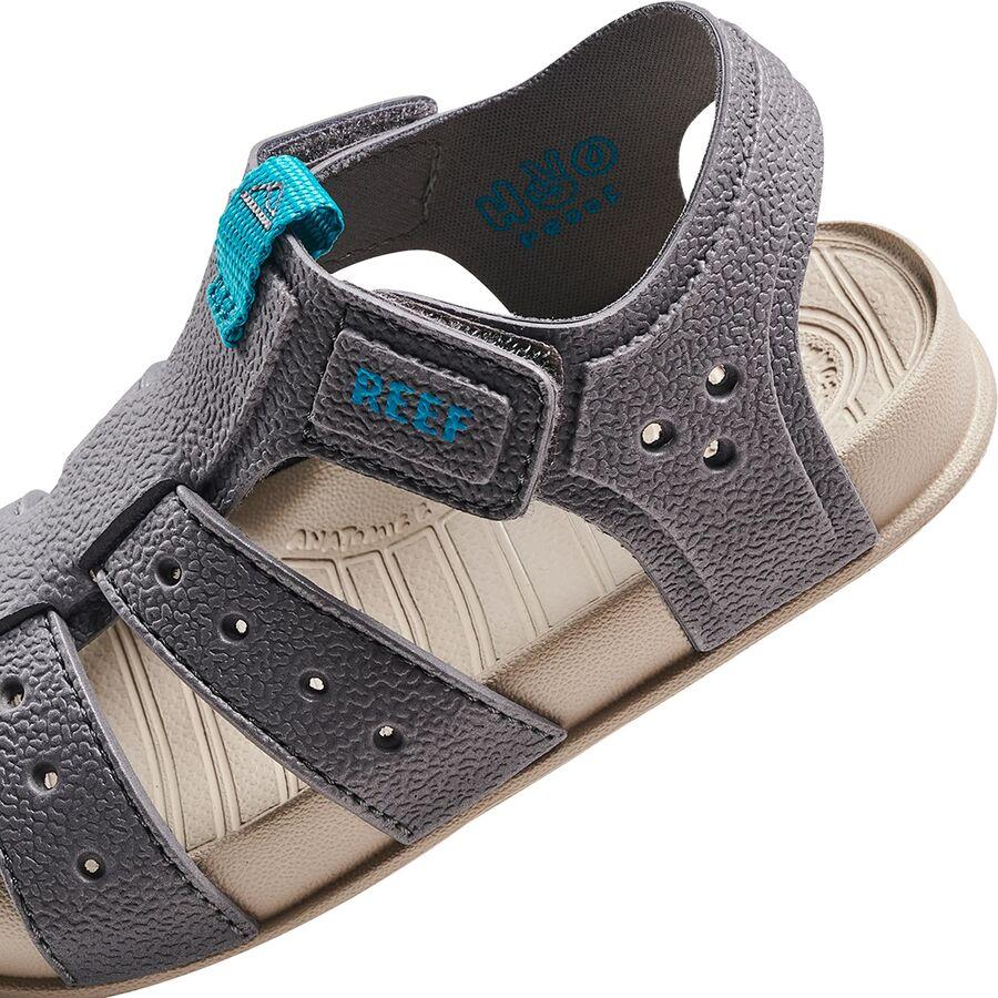 Reef Water Beachy Sandal - Boys' Oak/Grey/Aqua