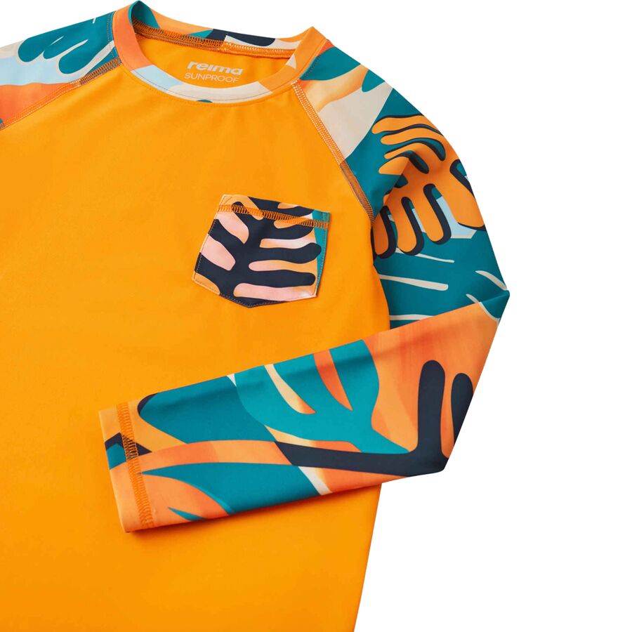 Reima Kroolaus Swim Shirt - Boys' Fruity Orange