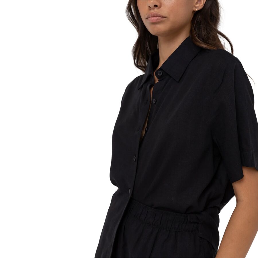 Rhythm Classic Lounge Shirt - Women's Black