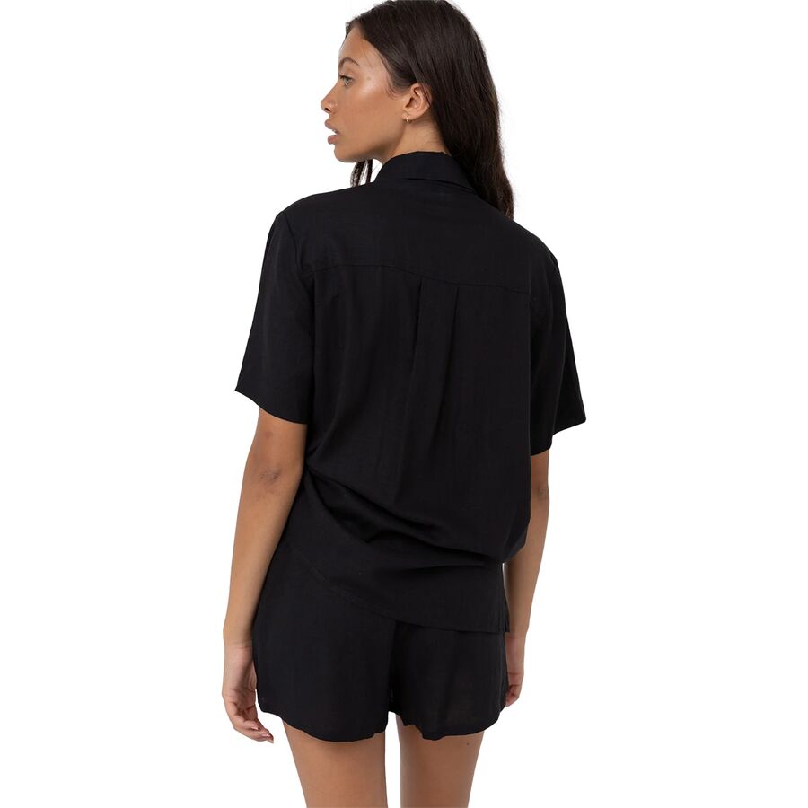 Rhythm Classic Lounge Shirt - Women's Black
