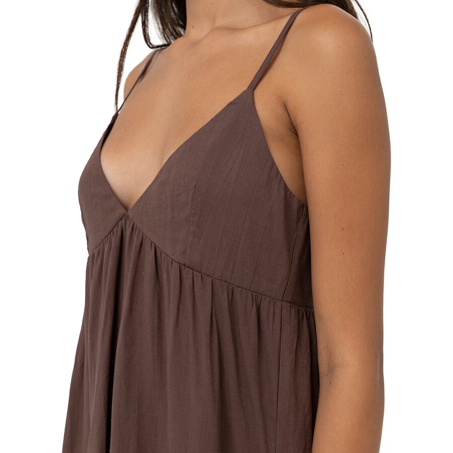 Rhythm Classic Tiered Mini Dress - Women's Chocolate