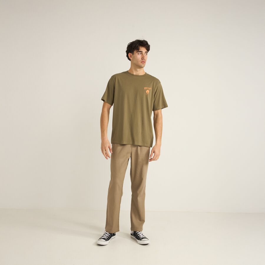 Rhythm Desert Locals Short-Sleeve T-Shirt - Men's Military Olive