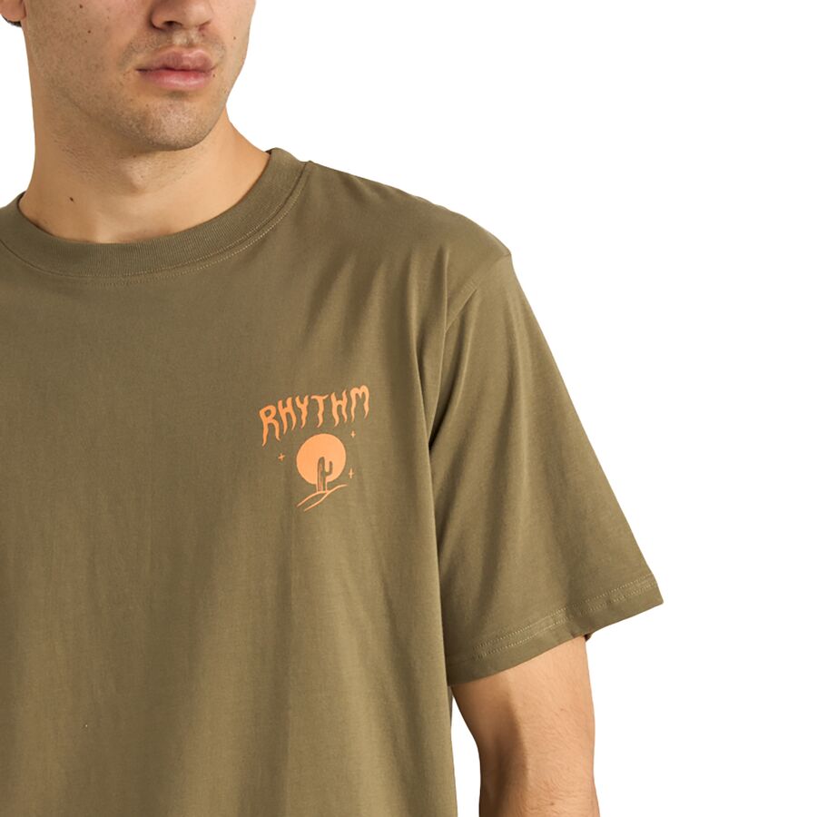 Rhythm Desert Locals Short-Sleeve T-Shirt - Men's Military Olive