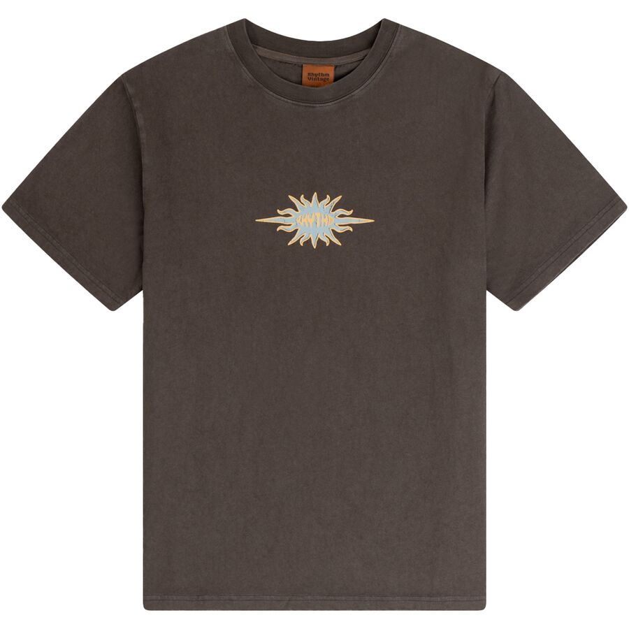 Rhythm Flame Printed Vintage Short-Sleeve T-Shirt - Men's Black