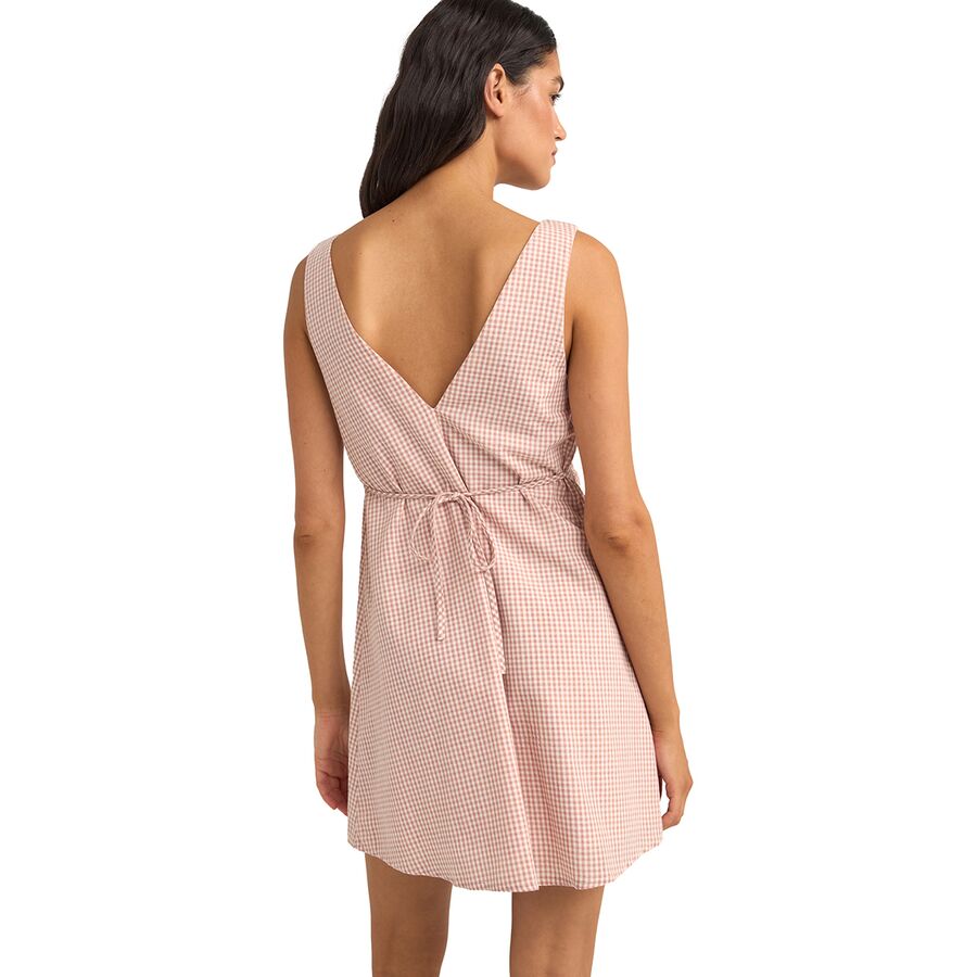 Rhythm Lola Check Mini Dress - Women's Dusty Pink