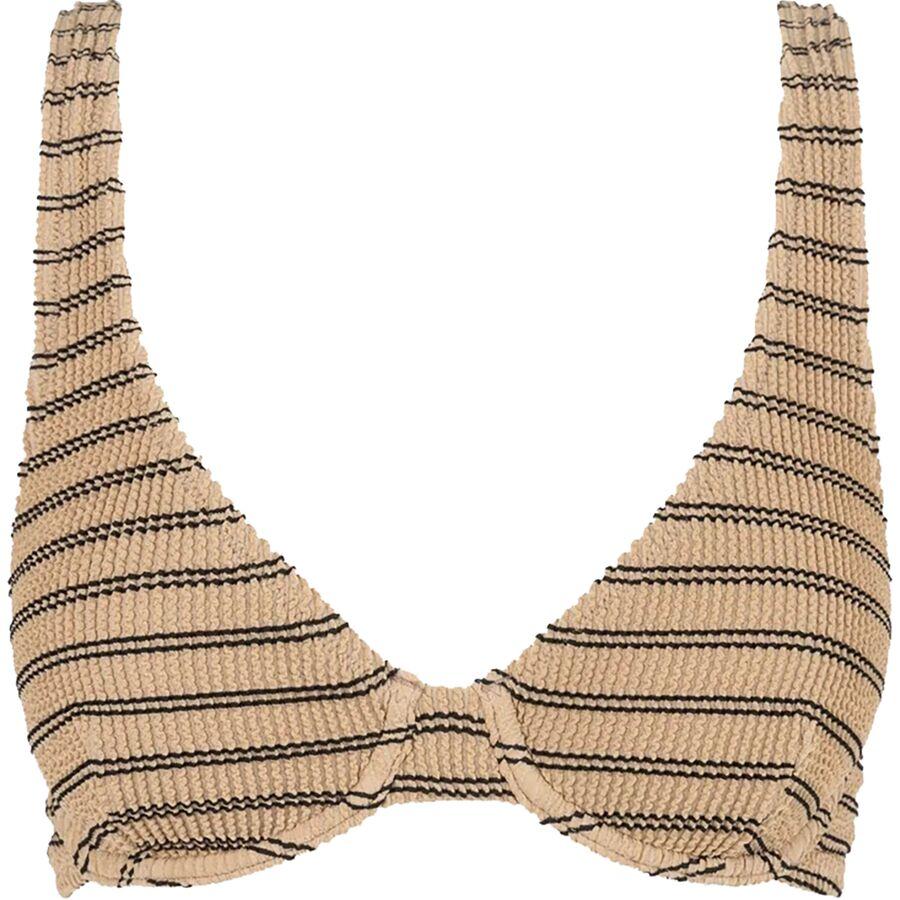 Rhythm Sol Stripe Underwire Bikini Top - Women's Black
