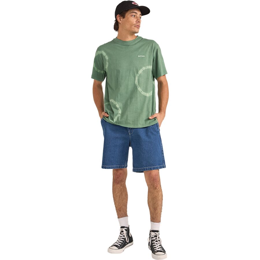 Rhythm Tie Dye Short-Sleeve T-Shirt - Men's Vintage Green