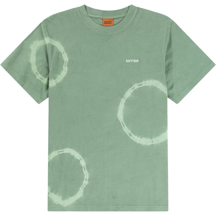 Rhythm Tie Dye Short-Sleeve T-Shirt - Men's Vintage Green