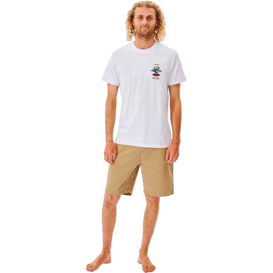 Rip Curl Search Icon Short-Sleeve T-Shirt - Men's White