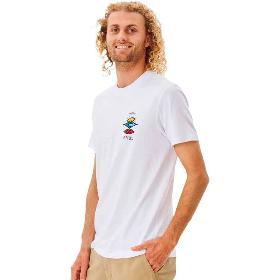 Rip Curl Search Icon Short-Sleeve T-Shirt - Men's White