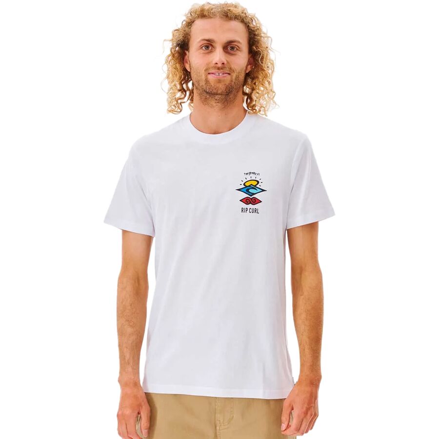 Rip Curl Search Icon Short-Sleeve T-Shirt - Men's White
