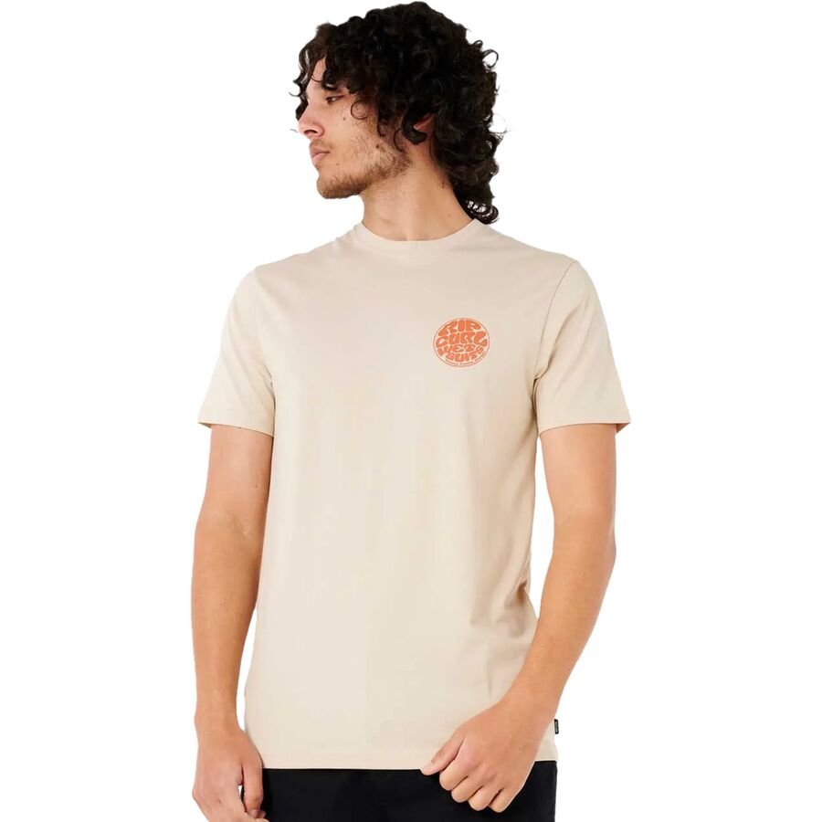 Rip Curl Wettie Icon Short-Sleeve T-Shirt - Men's Vintage White