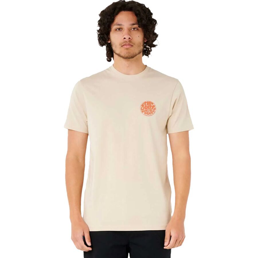 Rip Curl Wettie Icon Short-Sleeve T-Shirt - Men's Vintage White