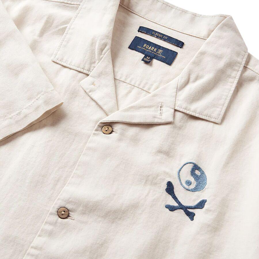 Roark Gonzo Camp Collar Shirt - Men's Bone Kampai