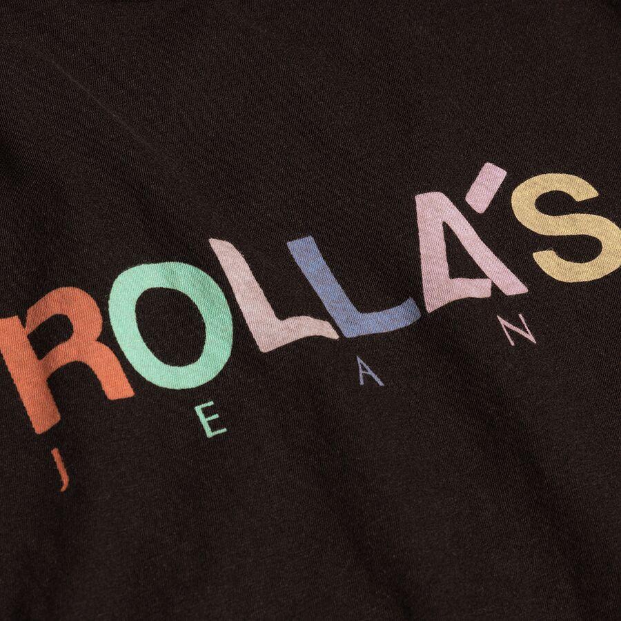Rolla's Candy Logo Tomboy T-Shirt - Women's Vintage Black