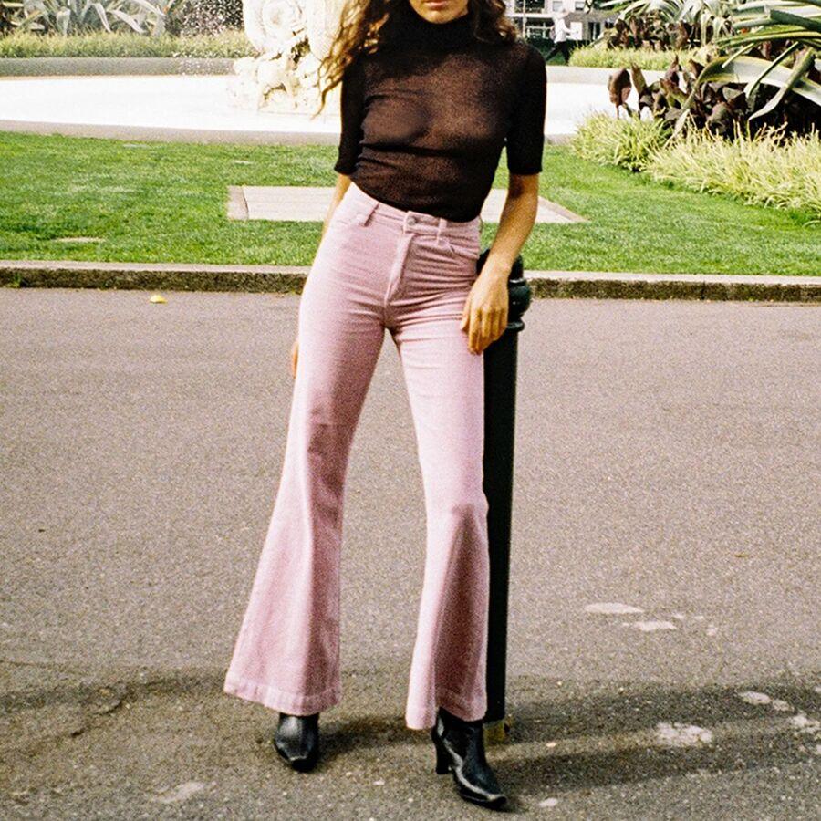 Rolla's Eastcoast Flare Cord Pant - Women's Lavender