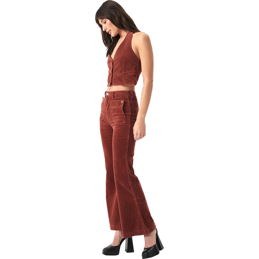 Rolla's Eastcoast Flare Pant - Women's Brick Corduroy