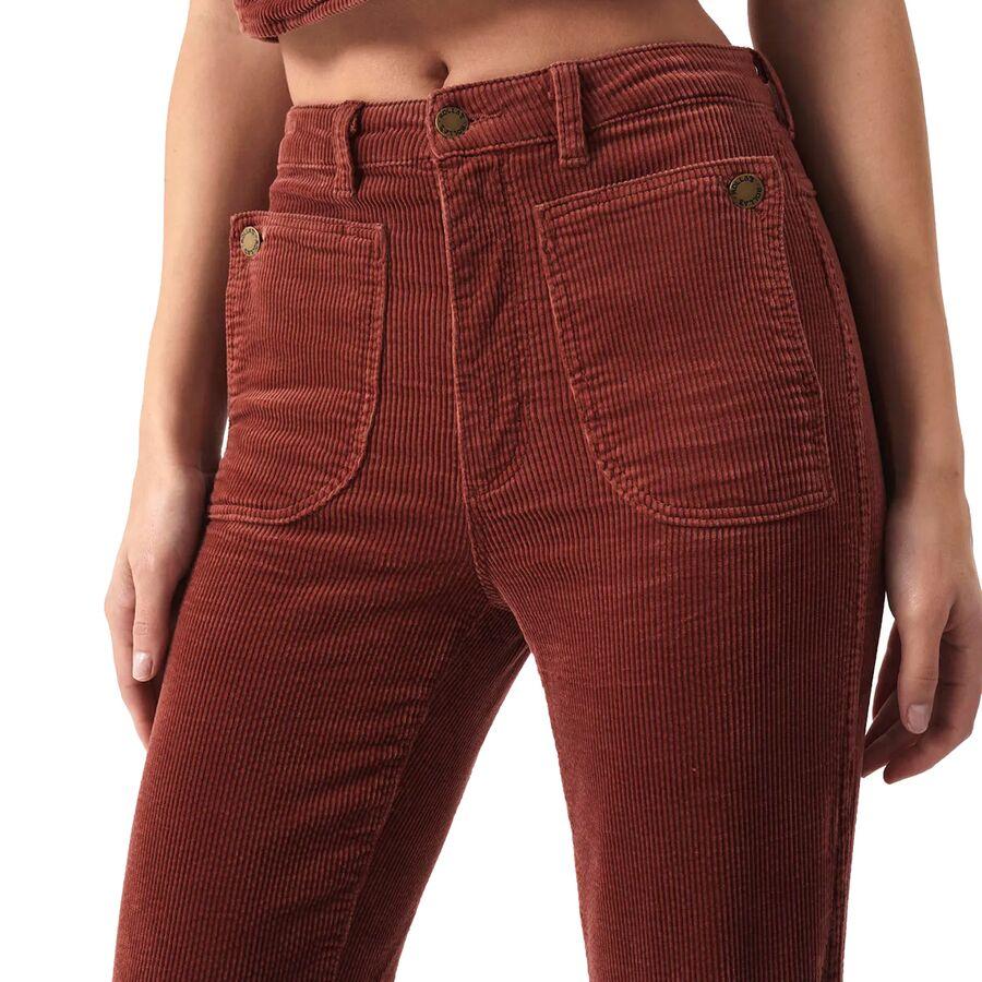 Rolla's Eastcoast Flare Pant - Women's Brick Corduroy