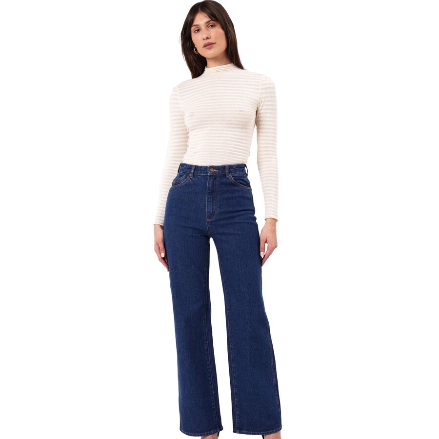 Rolla's Heidi High-Rise Wide-Leg Pant - Women's Dark Stone