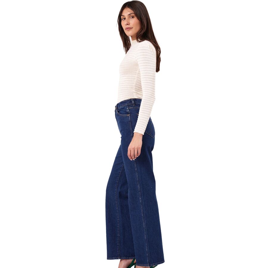 Rolla's Heidi High-Rise Wide-Leg Pant - Women's Dark Stone