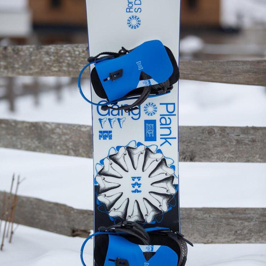 Rome Gang Plank Snowboard - 2024 Black/White