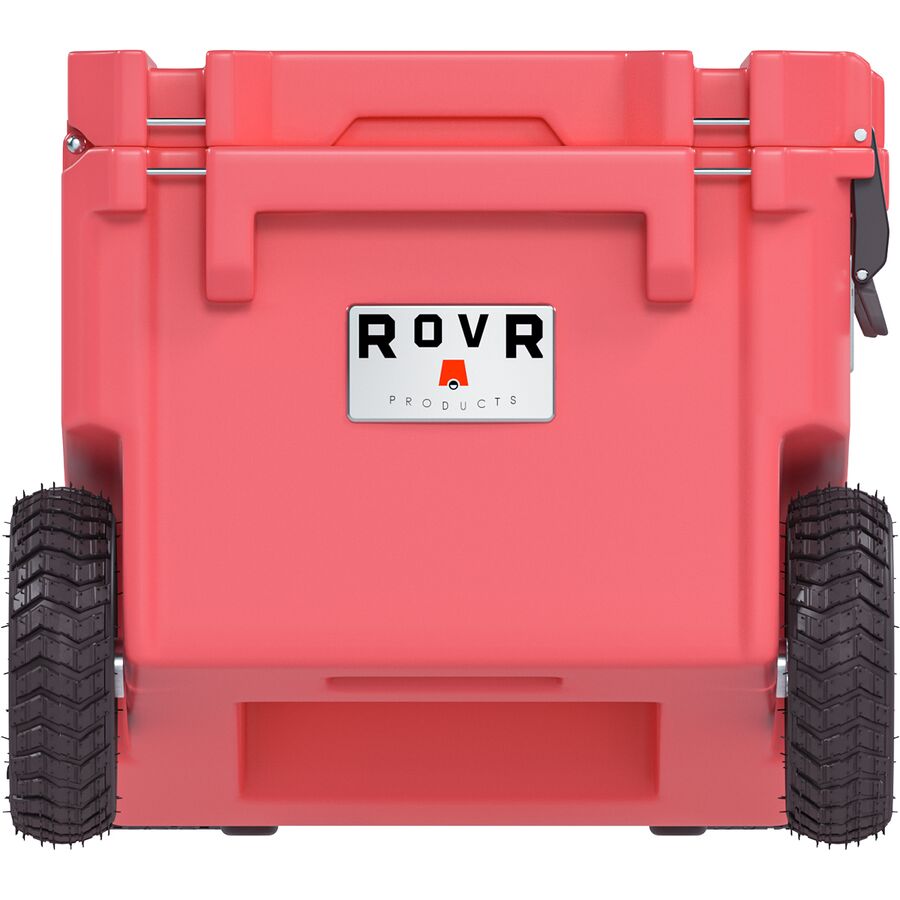 RovR RollR 60qt Wheeled Cooler + Tow Handle Coral