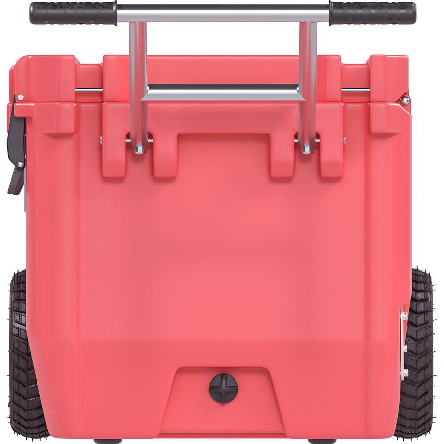 RovR RollR 60qt Wheeled Cooler + Tow Handle Coral