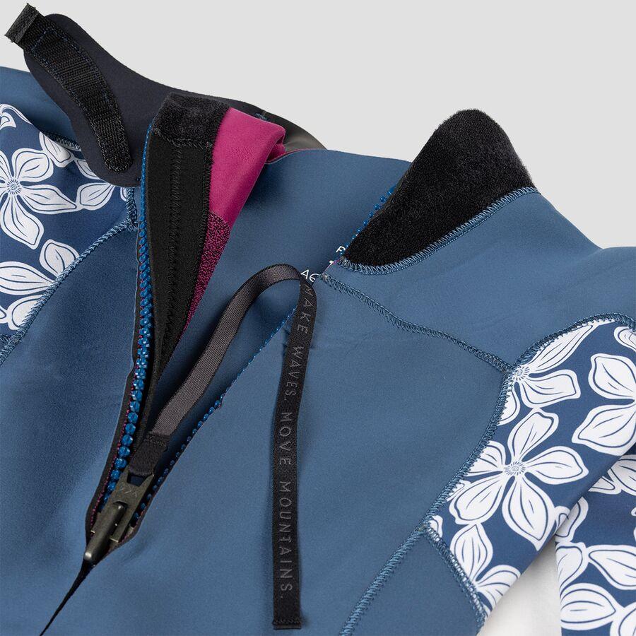 Roxy 3/2 Swell Series BZ GBS Wetsuit - Girls' Wild Wind Drifter Floral