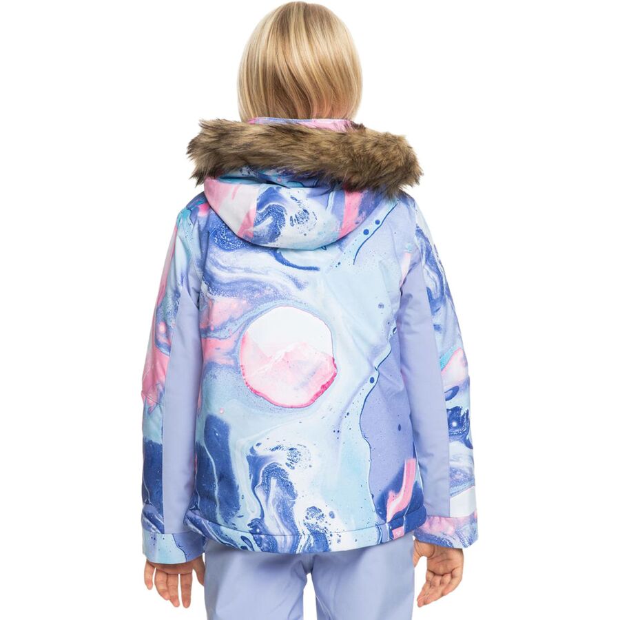 Roxy American Pie Jacket - Girls 2024 Azure Blue Landscape