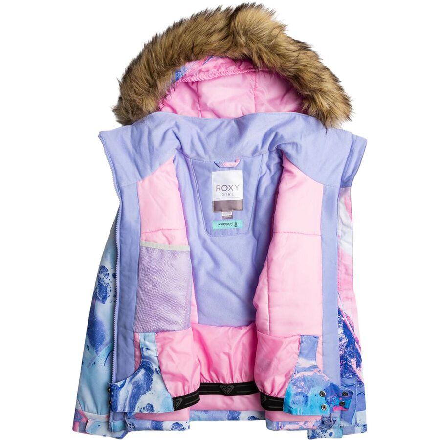 Roxy American Pie Jacket - Girls 2024 Azure Blue Landscape