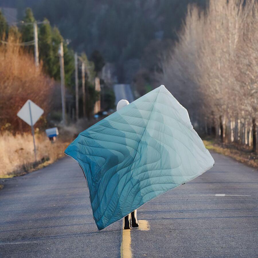 Rumpl Original Puffy Fade 1-Person Blanket Cascade Fade