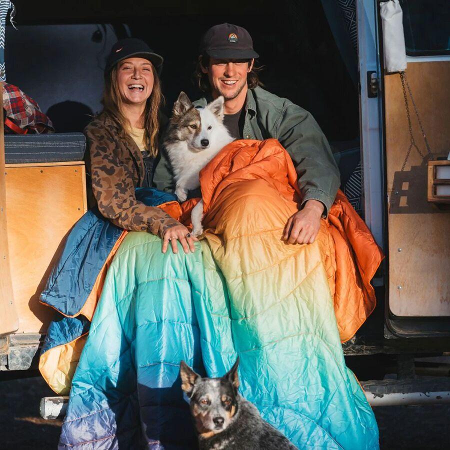 Rumpl Original Puffy Fade 2-Person Blanket Baja Fade