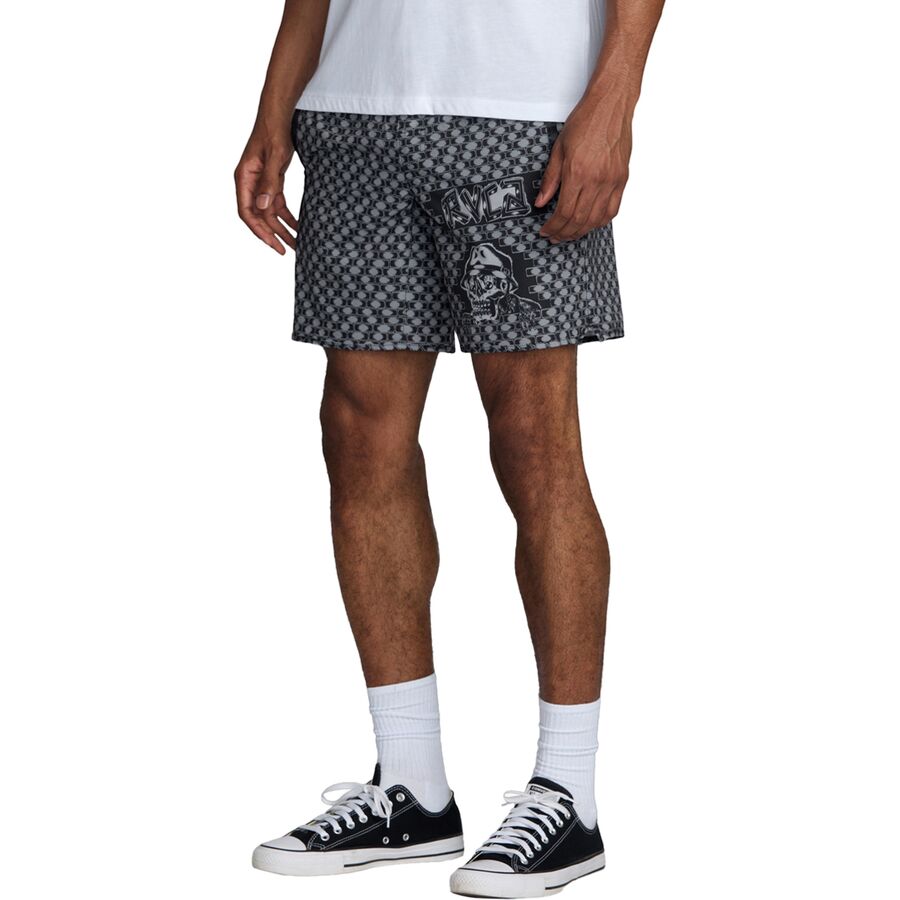 RVCA Jesse Barba Yogger Stretch 17in Short - Men's Black