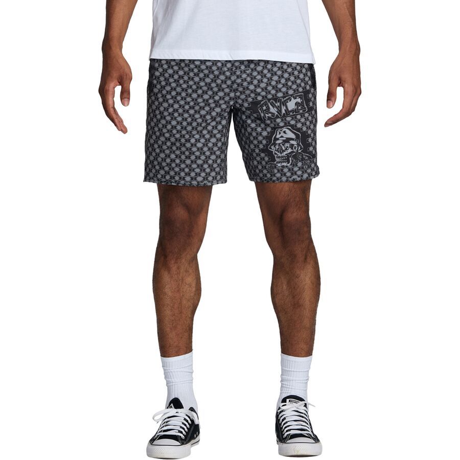 RVCA Jesse Barba Yogger Stretch 17in Short - Men's Black
