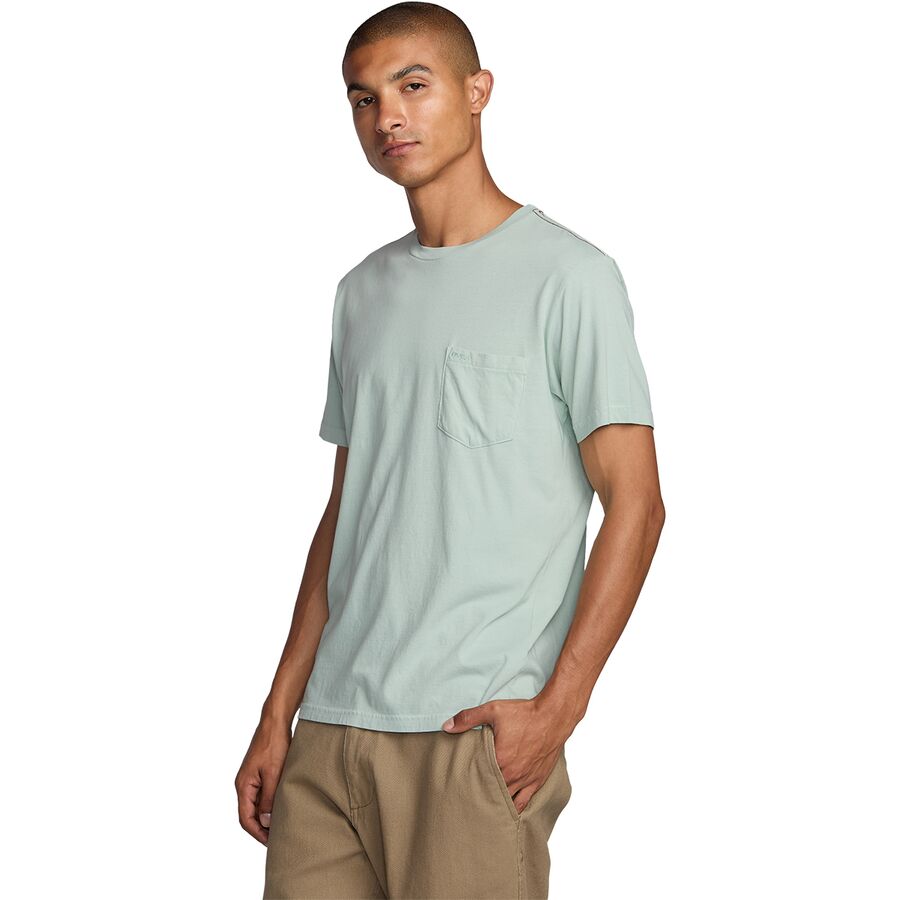 RVCA PTC 2 Pigment T-Shirt - Men's Blue Haze2