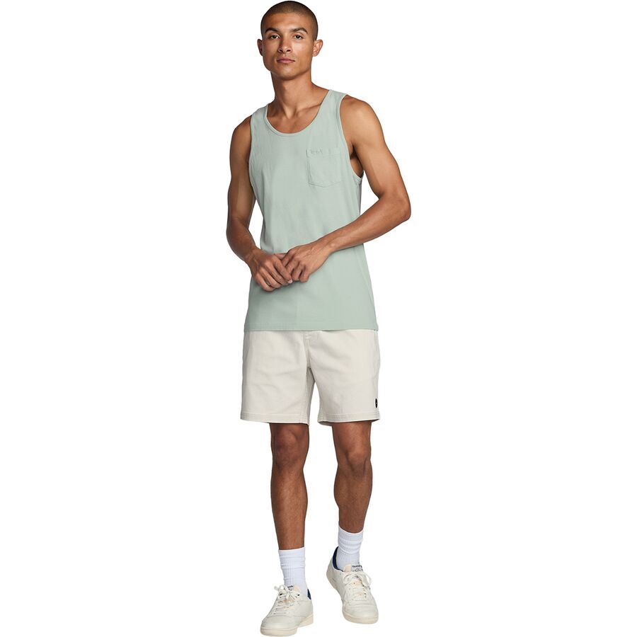 RVCA PTC Pigment Tank Top - Men's Blue Haze